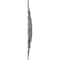 Ekena Millwork Orleans Ceiling Medallion (Fits Canopies up to 8 1/4"), 38 3/8"OD x 6 5/8"ID x 2 7/8"P, Silver CM38OLSLS - alternate 2